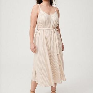 Elegant Cream Striped romper jumpsuit